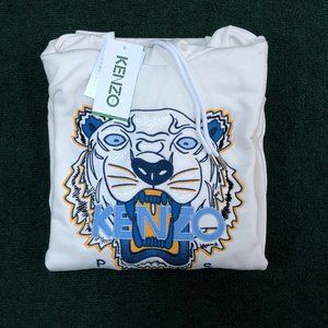 Kenzo Men White Hoodie XXL